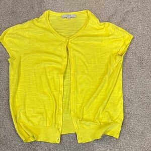 LOFT Sunny Yellow Knit Top